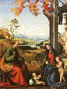 The Holy Family with the Infant St. John in a Landscape